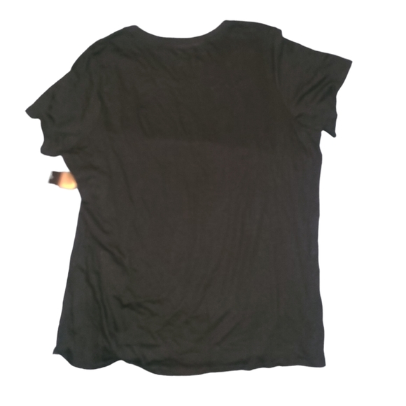 Torrid Black Skull Lights Crew Ladies Short Sleeve Shirt Size 2X - Picture 2 of 4